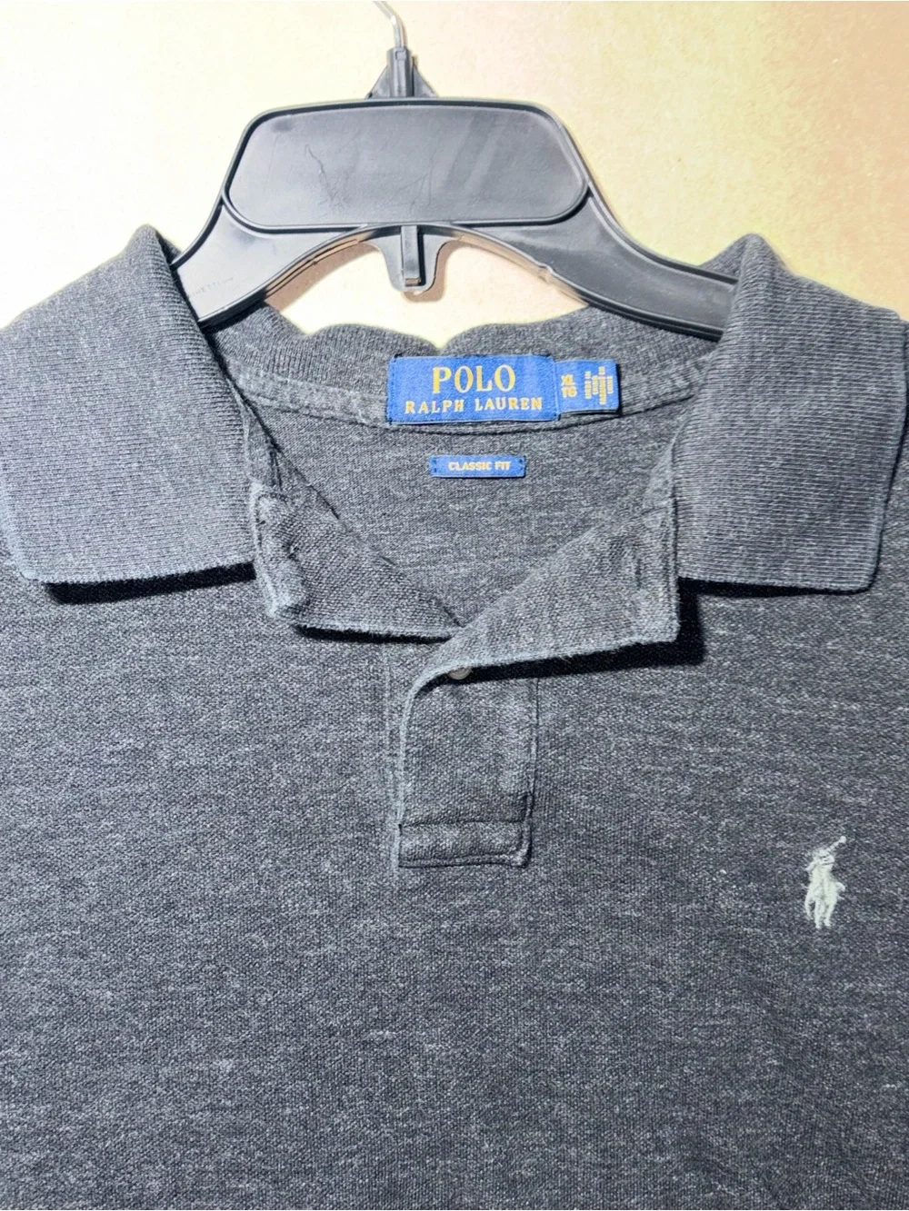Polo by Ralph Lauren Dark Charcoal Short-Sleeve Polo